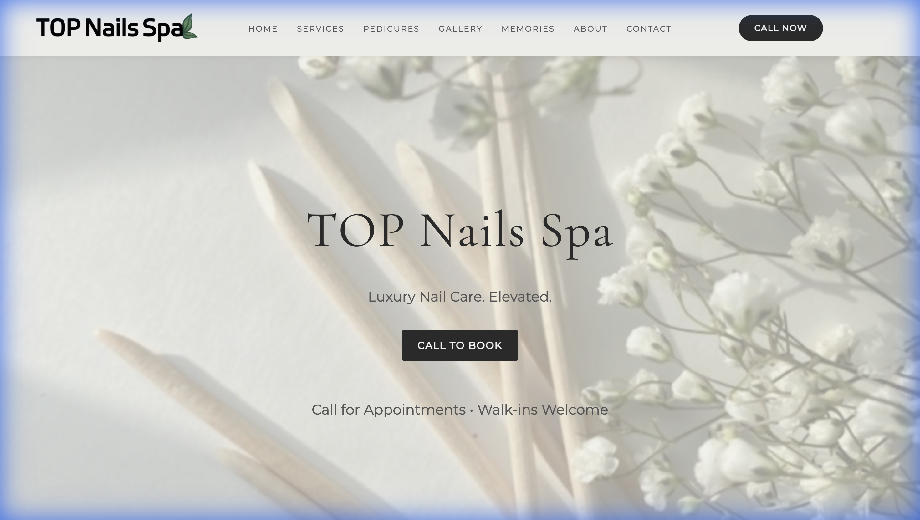 TOP Nails Spa Website